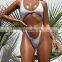 Swimsuits Women Summer 2019 Bikini Cut Out Thong Bathing Suit High Waist Sexy Swimsuit Solid Micro Swimwear Women Biquini