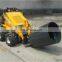 mini digger with cement mixer