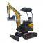 chinese minibagger 2t mini excavator with rubber track 2 ton