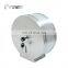 304 stainless steel roll jumbo tissue triple toilet paper dispenser