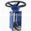Bundor New Pn16 Cast Steel Metal Seat Manual Knife Type Gate Valve