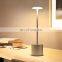 Home style Aluminium USB Rechargeable Battery Table Lamp LED Cordless  Table Lamp