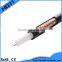 CE RoHS pure copper pvc jacket rg6 coaxial cable