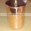 Stainless Steel Soy Candle Jar With Copper Plating