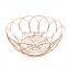 home desktop iron wire metal basket vegetable onion bathroom kitchen pantry fruit basket storage