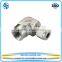 Double Ferrule Compression Tube Fitting, NPT BSPT Female Elbow Pipe Fitting for Imperail Tubes