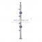 A336 Factory Terrace Rod Pipe Handrail Design Balcony Inox 304 316 Decorative Tube Railing
