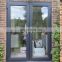 Modern french commercial exterior double glazed design aluminum frame swing doors interior aluminum casement glass patio door