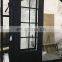 villa house main front eyebrow top design ventilation double glass window casement opening modern entrance wrought iron doors
