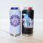 Travel Stainless Steel 12oz Silm Can Cooler for Cans and Bottles,Double Walled Vacuum Insulated Beer Bottle Holder for Summer