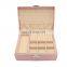 Fashion Classic Luxury Wholesale Custom Jewelry Box Large Capacity Cosmetics Box Portable PU Jewelry Storage Box