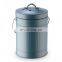 3L 5L Mini Table Garbage Container Odor-free Stainless Steel Kitchen Compost Bin with Filter Lid