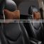Brand New 2pcs Car Neck Pillows Both Side Silk Cotton Single Headrest Cushion Fit For Most Car Filled Fiber Car Head Rest Pillow