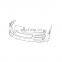 OEM 95550531113 Front Bumper Cover Fascia Guard For 955 Cayenne Base 2007-2010