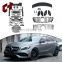 CH New Upgrade Luxury Hood Fender Side Skirt The Hood Grille Body Kit For Mercedes-Benz A Class W176 16-18 A45