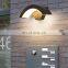 Outdoor Wall Lamp PIR Sensor Control Modern Exterior Building Garden Lighting LED Wall Light