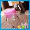 320ml Embossed Clear Glass Beverage Bottle Glass Milk Drinking Bottle