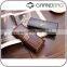 Large Capacity Genuine Leather Vintage Style Snap Button Brand Long Clutch Wallet Bag for Women and Girls