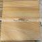 high quality exterior wall sandstone cladding tile rectangular honed yellow beige wood sandstone slabs