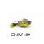 hard resin vibrating  trolling lures saltwater fishing lures artificial spinner blades for unpainted ice fishing lure