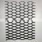 Low-carbon steel expanded metal flattened mesh deck expanded metal flat mesh plating