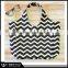 Wholesale Canvas Wavy Tote Shopping Bag