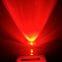 Ultra high brightness LED bead F5 red LED light emitting diode 5MM round head traffic signal dedicated red light