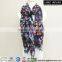 100% Polyester Butterfly Printed Scarf With Fringes For SS 16