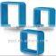 home decoration wooden wall cube shelf design