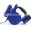 5M Automatic Dog Lead Retractable Dog Leash Pet Traction Rope Chain Harness Dog Collar Pet Products 3 LED Lights Garbage Bag