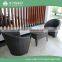 Modern black outdoor garden furniture rattan relax round wicker chairs