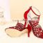 New Coming Catwalk Shoes Factory 2016 Women Heels Ladies High Heel Women Summer Sandals