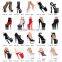 Women Bridal High Heels Sexy Pointed Toe Wedding Party Evening Dinner Dress Shoes