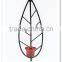 LC-95168 Antique iron metal tealight peacock candle holder