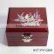 High end mother of pearl inlaid black jewelry box