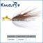 Chentilly CFF009 1/8oz to 6oz bucktail bait lead jig for bass fishing deer hair skirts