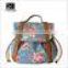 custom cotton drawstring bag fashion trends top quality floral girls cotton drawstring bag