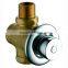 High Quality Brass Time Delay Toilet Flush Valve, Self Closing Valve, Chrome Finish and Wall Mounted