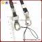 Deluxe Durable Leather Necklace Lanyard for Camera ID badge holder, Key fob Cell Phone, Key, USB,