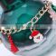 Wholesale fashion lovely charm Christmas gift bracelet/