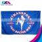 custom screen print large college flag manufacture