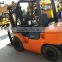 hot sale in china japan produced used TOYOTA 2.5t diesel forklift truck
