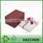 Wholesale custom gift box with lid with logo hot stamping