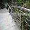 Inox handrail stair post