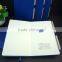 A5 thermo pu leather cover blue notebook with pen loop