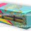 Multi color Rigid box with window & tray