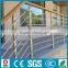 2016 high quality balcony stainless steel cable railing design
