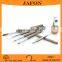 Hot Selling Grey Metal Aluminum Diamond Nail Brushes Set