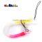 8-1/2"(215mm) Mix Color Expandable Coil With Metal Hook for Mobile Phone Straps #FLQ062B(Mix-s)