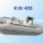 RIB420 Boat With CE Inflatable Boat With Rigid Floor